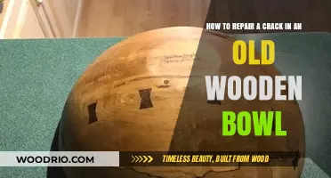 Restoring Beauty: Repairing Cracks in Vintage Wooden Bowls