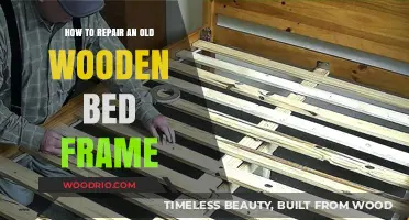 Revive Your Vintage Bed: A Guide to Repairing Old Wooden Frames