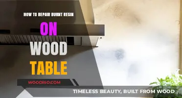 Restoring Wood Tables: Effective Methods to Repair Burnt Resin Damage