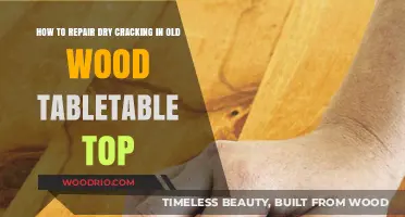 Revive Your Old Wood Table: Repairing Dry Cracks Effectively