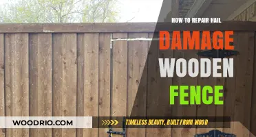 Restoring Your Wooden Fence: A Guide to Hail Damage Repair