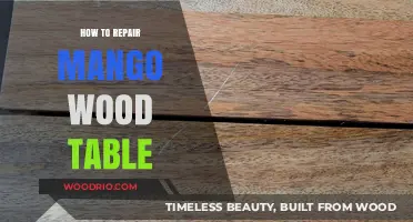 Restoring Your Mango Wood Table: A Step-by-Step Repair Guide