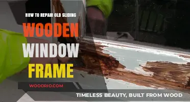 Revive Your Home: Repairing Old Sliding Wooden Window Frames Easily