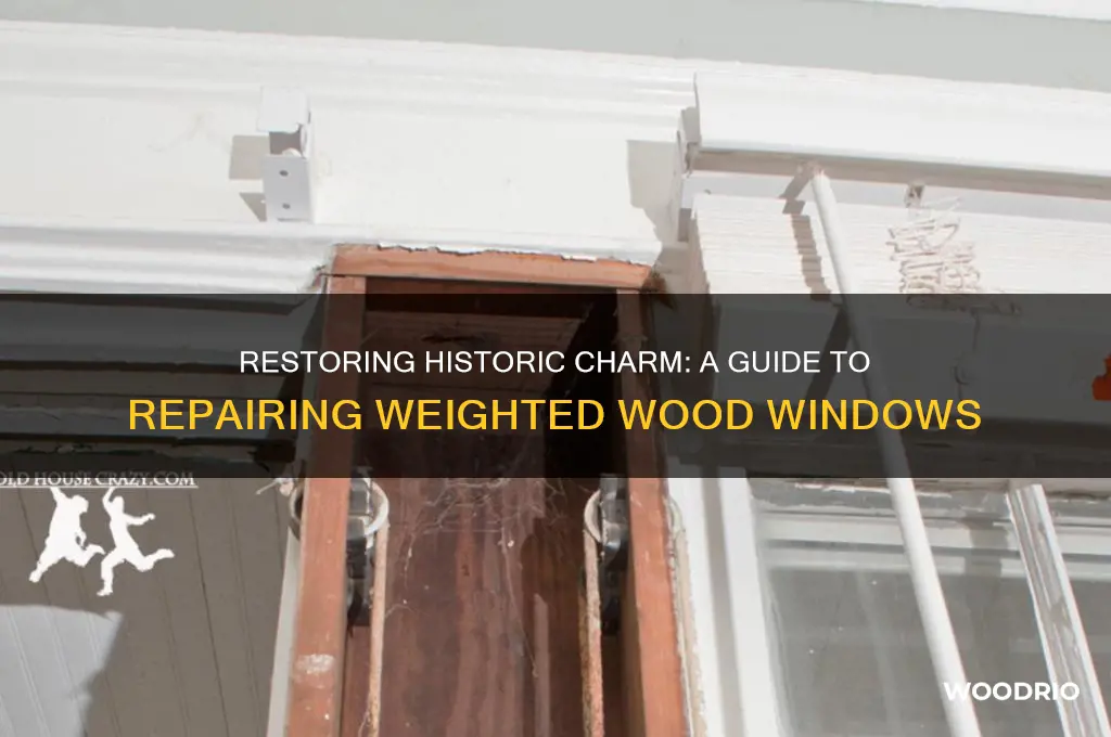 how to repair old wood windows with weights