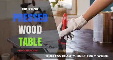 Easy DIY Guide to Repairing Your Pressed Wood Table