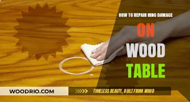 Fixing Ring Marks: Restore Your Wood Table's Beauty Easily