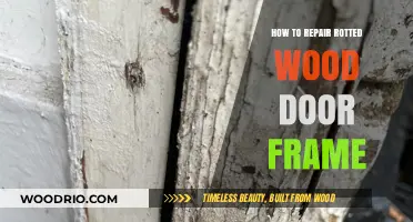 Reviving Your Door Frame: A Guide to Repairing Rotted Wood
