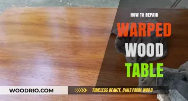Fixing Warped Wood Tables: Simple Steps to Restore Your Furniture