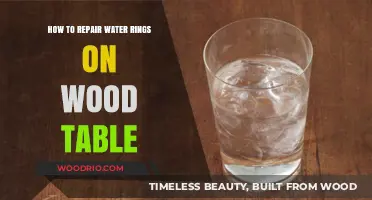 Effective DIY Methods to Remove Water Rings from Wood Tables
