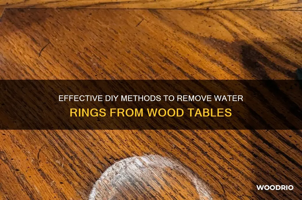 how to repair water rings on wood table