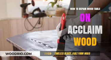 Restoring Your Acclaim Wood Table: Expert Tips for Seamless Repairs