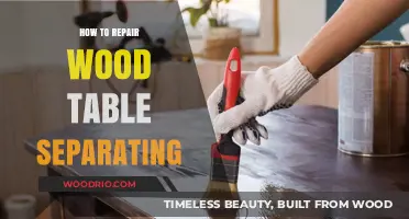 Fixing a Separated Wood Table: Easy DIY Repair Guide