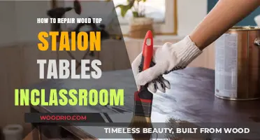 Revive Your Classroom: Easy Wood Top Station Table Repair Guide