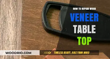 Restoring Elegance: A Guide to Repairing Your Wood Veneer Table Top