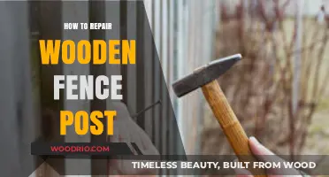 Easy Steps to Repair and Reinforce Your Wooden Fence Post