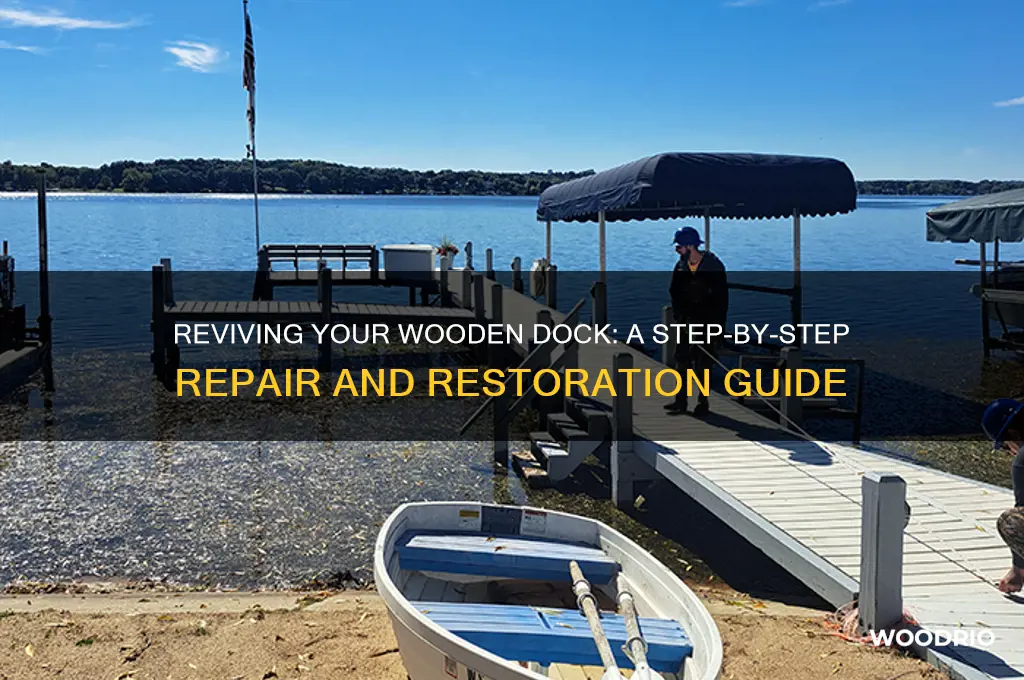 how to repear old wooden dock