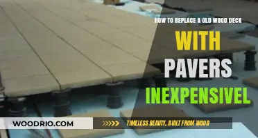 Budget-Friendly Deck Makeover: Replacing Old Wood with Pavers Easily