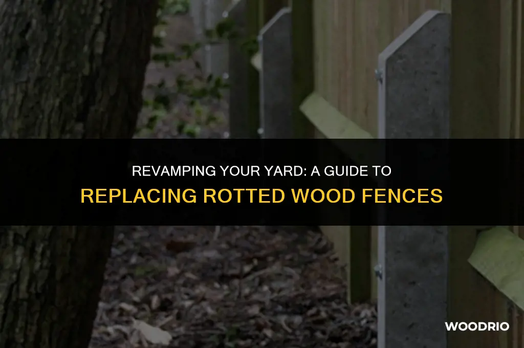 how to replace a rotted wood fence