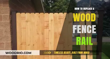 DIY Guide: Replacing a Wood Fence Rail in Simple Steps