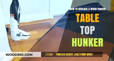 DIY Guide: Replacing a Wood Veneer Table Top with Ease