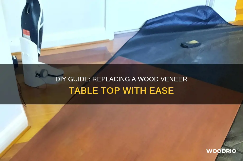 how to replace a wood veneer table top hunker