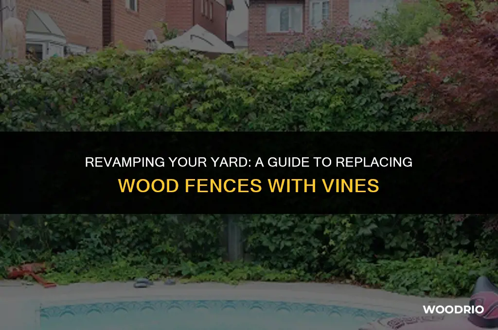 how to replace a wooden fence with vinel