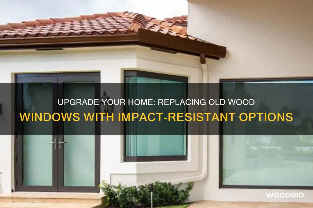 how to replace an old wood window with impact