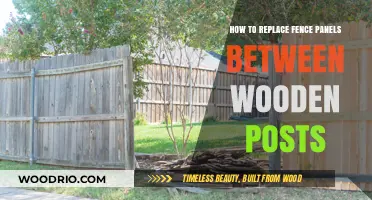 Revamping Your Fence: A Guide to Replacing Panels Between Wooden Posts