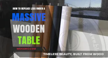 Replacing Legs on a Heavy Wooden Table: A Step-by-Step Guide