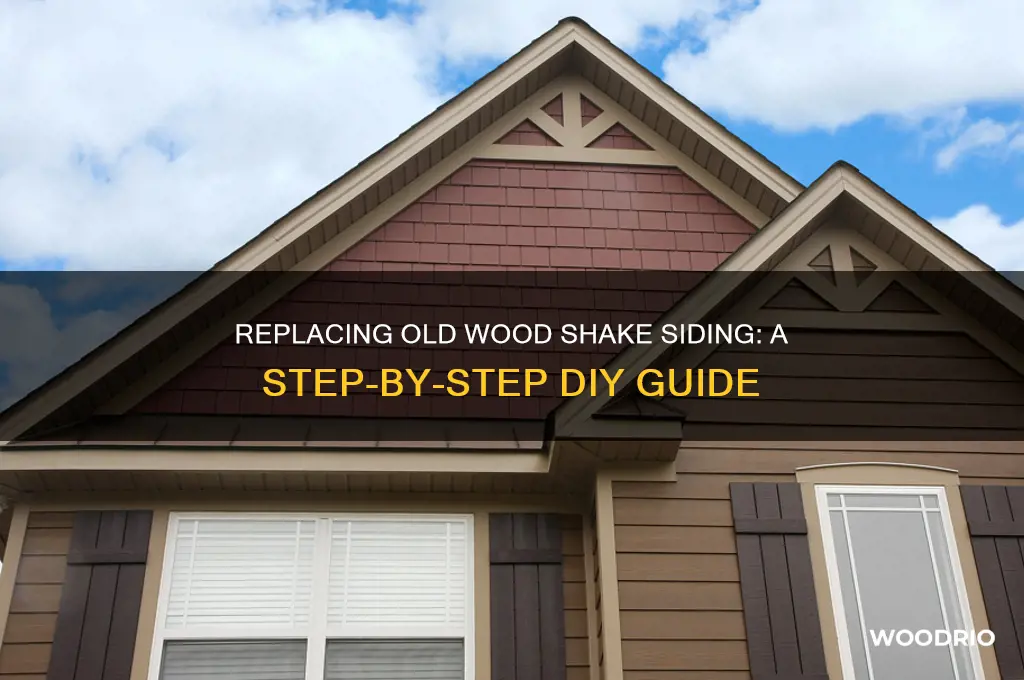 how to replace old wood shake siding