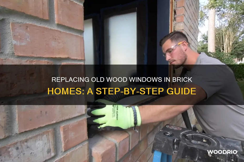 how to replace old wood windows in a brick house