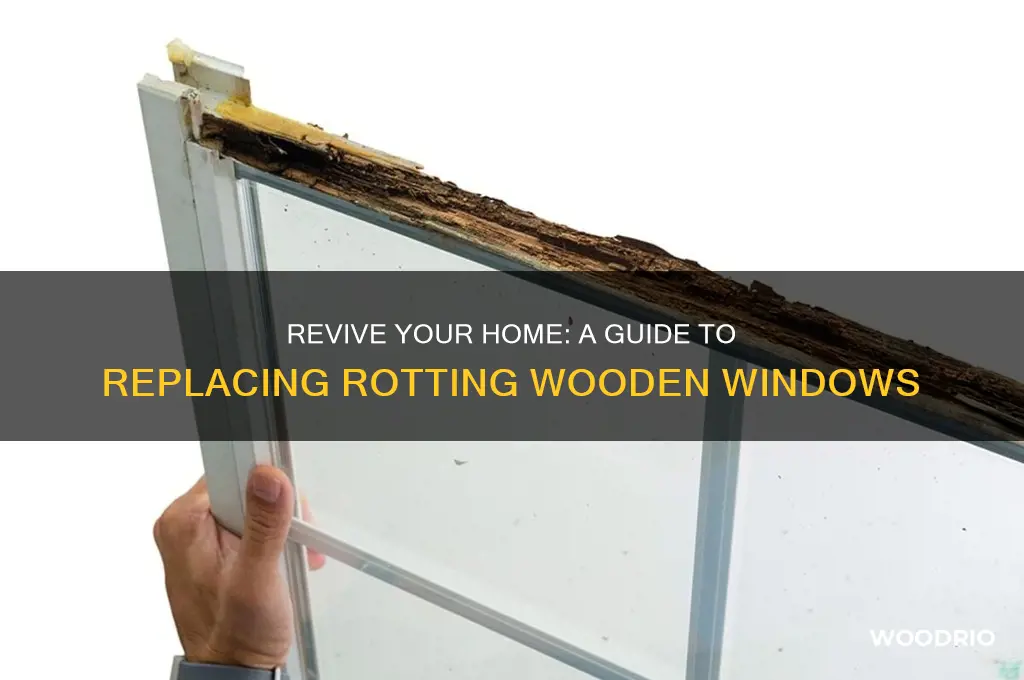 how to replace old wooden windows rotting wood