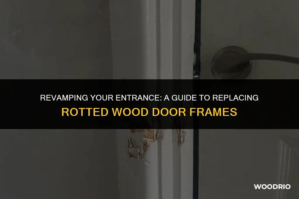 how to replace rotted wood door frame