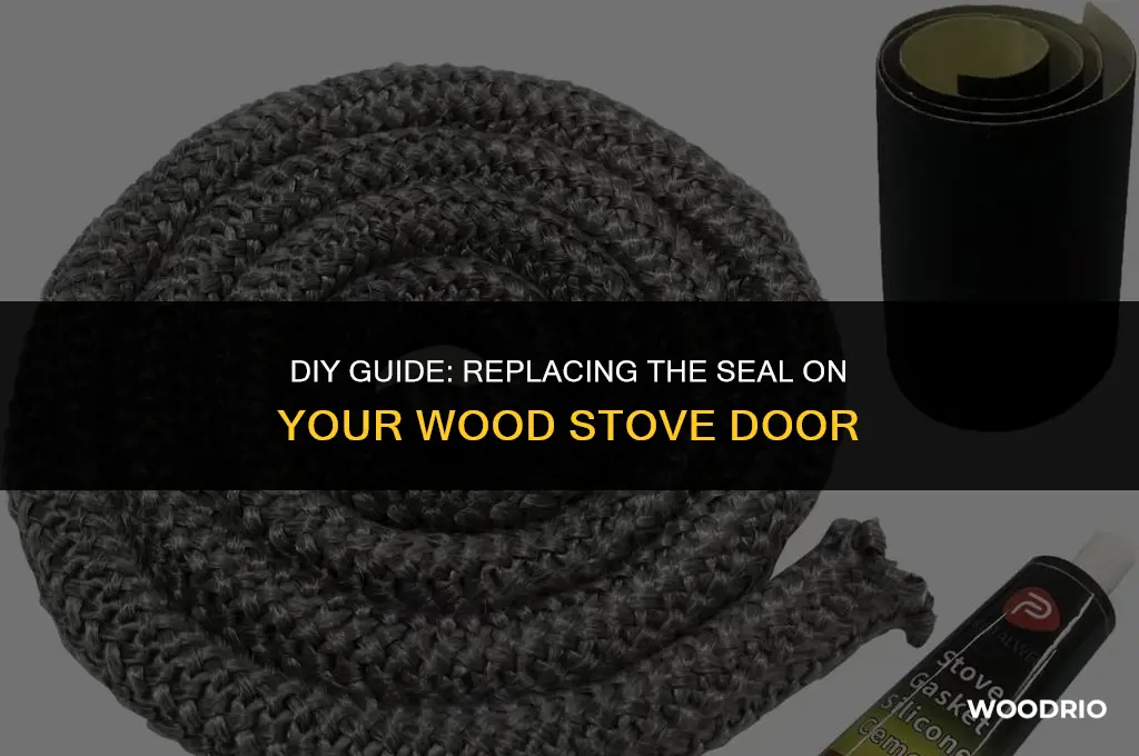 how to replace seal on wood stove door