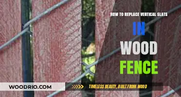 Revamping Your Privacy: A Guide to Replacing Vertical Slats in Wood Fences