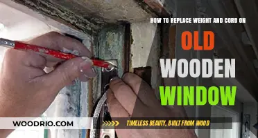 Revive Old Wooden Windows: A Guide to Replacing Weights and Cords