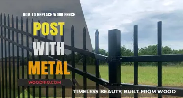 Durable Solutions: Swapping Wood for Metal in Your Fence Posts