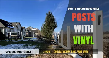 Revamp Your Fence: A Guide to Replacing Wood Posts with Vinyl