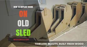 Revive Your Vintage Sled: A Step-by-Step Guide to Replacing Worn Wood