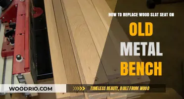 Revive Your Metal Bench: A Guide to Replacing Wood Slat Seats