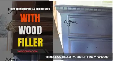 Revive Your Old Dresser: A Wood Filler Makeover Guide