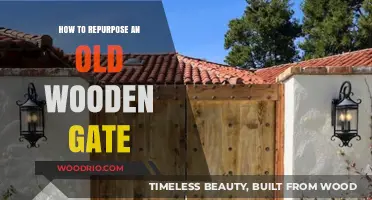 Creative Ways to Repurpose an Old Wooden Gate for Your Home