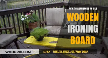 Creative Ways to Repurpose an Old Wooden Ironing Board