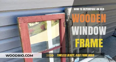 Creative Ways to Repurpose an Old Wooden Window Frame