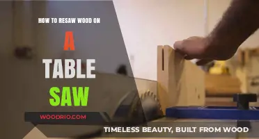 Mastering Resawing Techniques: Safely Cutting Wood on a Table Saw