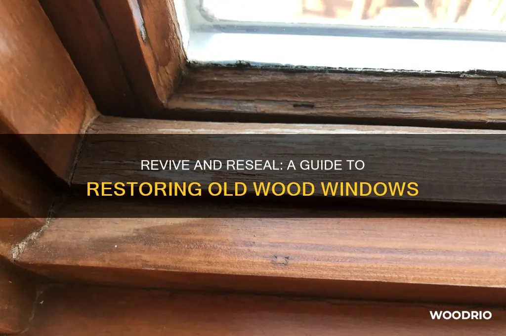 how to reseal old wood windows