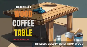 Revive Your Wood Coffee Table: A Step-by-Step Restaining Guide
