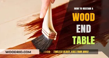 Revive Your Wood End Table: A Step-by-Step Restaining Guide