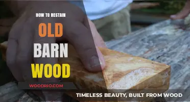 Revive Rustic Charm: A Guide to Restaining Old Barn Wood