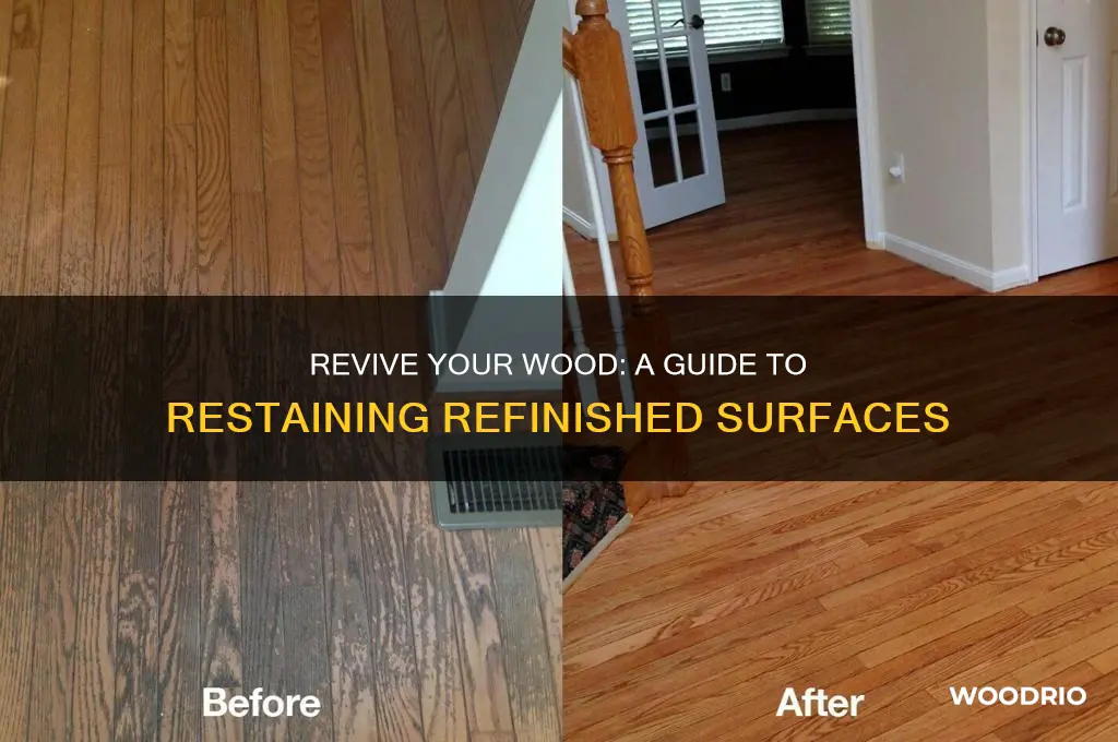 how to restain old refknished wood